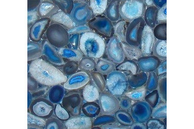 Semi-Precious Stone - Blue Agate Lastra
