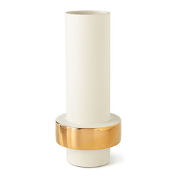Global ViewsLow Golden Ring Vase - Products