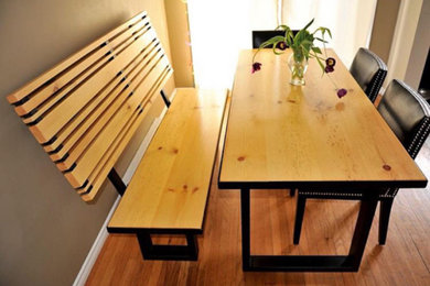 Dining room - modern dining room idea in Vancouver