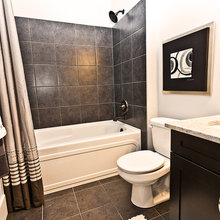 non tiled bathrooms