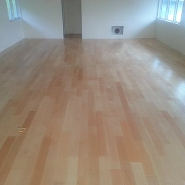 Game Room Maple Floors