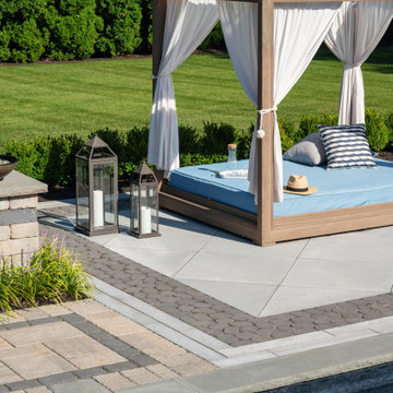 Backyard Poolside Design in Long Island, NY