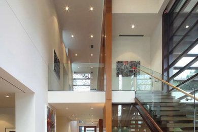 Example of a trendy entryway design in Los Angeles