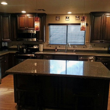Medium Wood Cabinet Kitchen