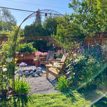 Fire pit sitting areas