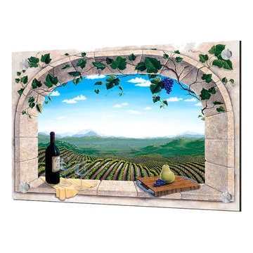 SOLO Sheet Glass Backsplash Tile-Single sheet art glass for itchen backsplashes