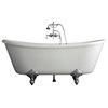 Hotel Collection Bateau Double Slipper Clawfoot Bathtub/Faucet Package