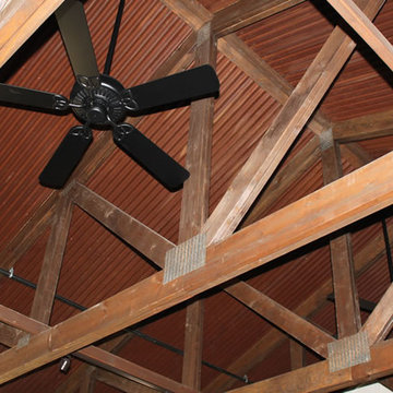 Corten Corrugated Ceiling