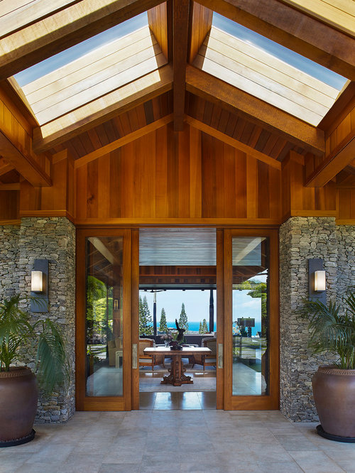 Tropical Entryway Design Ideas, Remodels & Photos