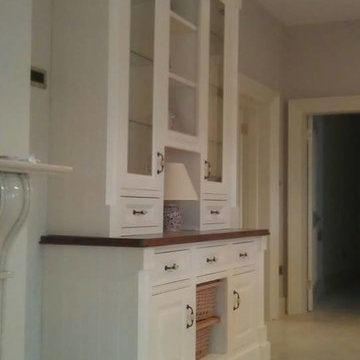 Ivory painted kitchen