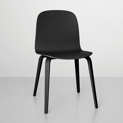 Visu Chair with Wood Seat & Base by Mika Tolvanen for Muuto - Dining Chairs
