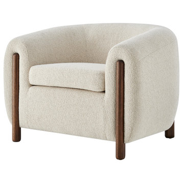 Cordelia Accent Arm Chair, Palladian Beige, Fabric