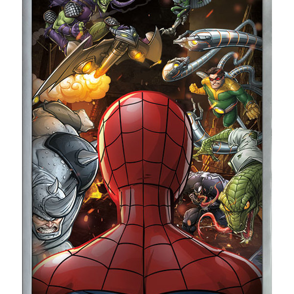 Fan Favorite Spider Man Villains Poster Silver Framed Version Fandom Shop - shopping animals nature roblox or spider man action