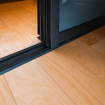 Urban Simplicity: Custom Room Divider Installation