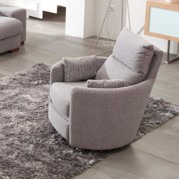 Venus Recliner Swivel Chair by Famaliving California