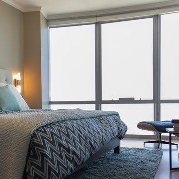 Modern Chicago Master Bedroom Interior Design Project
