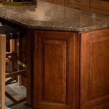 Kitchen mtn granite wood angled