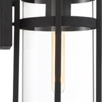 Nuvo Lighting - Nuvo Lighting 60/6573 Tofino - 1 Light Large Outdoor Wall Lantern - Tofino; 1 Light; Large Lantern; Textured Black FinTofino 1 Light Large Textured Black Clear *UL: Suitable for wet locations Energy Star Qualified: n/a ADA Certified: n/a  *Number of Lights: Lamp: 1-*Wattage:60w T9 Medium Base bulb(s) *Bulb Included:No *Bulb Type:T9 Medium Base *Finish Type:Textured Black
