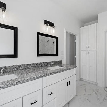 Bathroom remodeling (Double Sink Vanity View)