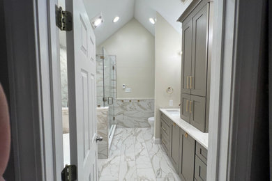 Example of a trendy bathroom design in Other