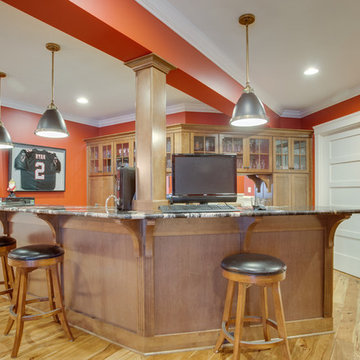 Basement Wet Bar Design Herndon, VA
