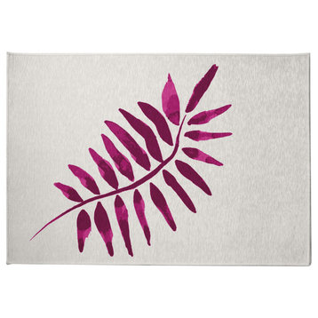 Frond 2 Spring Chenille Rug, Purple, 8'x10'