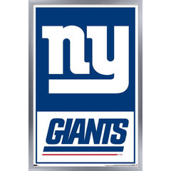 NFL New York Giants - End Zone 17 Wall Poster, 22.375 x 34, Framed