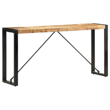 vidaXL Console Table Entryway Table Narrow Hall Side Table Solid Wood Mango