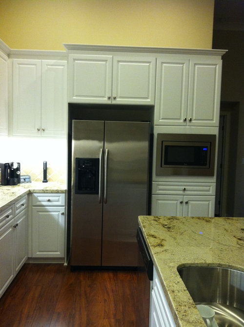 Fill The Gap On Top Of R, How To Make A Refrigerator Fit Under Cabinet