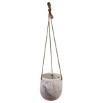 Sagebrook Home - Sagebrook Home Hanging Gray Marble Planter - Sagebrook Home Hanging Gray Marble Planter is the perfect home decor accessory to accent any corner, entryway or table in your living room, bedroom, and office.This Planter will be the perfect addition to your home decor and complement any of your existing furniture. Created from the highest quality, this Planter home accent will be a great centerpiece for your home! Sagebrook Home has been formed from a love of design, a commitment to service and a dedication to quality. They create and import fashion forward items in the most popular design styles. Backed with years of experience in the textile field, they are now providing a complete home decor story. The combination of wall decor, furniture, lighting and home accessories are all coordinated with textiles to provide a complete home look. Sagebrook Home is committed to providing the best home decor and accent pieces at value prices.