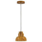 Yosemite Home Decor - Yosemite Home Decor 1 Light Pendant, Wood Finish - Illuminate your home with this beautiful 1 light Pendant in Wood finish by Yosemite Home decor.  The wood finish adds sophistication to this contemporary piece. Yosemite Home decor lighting is made with technologies that help you improve your energy efficiency and save you money.