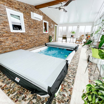 Sunroom and Swim Spa