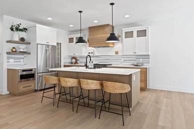 Inspiration for a transitional kitchen remodel in Seattle