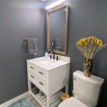 Basement to play/exercise/family room