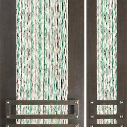 Prehung Prehung 2-1/4" Thick Mahogany Door Sidelite Casting Glass Iron Work - Front Doors