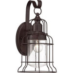 Savoy House - Savoy House 5-8071-1-13 1 Light Outdoor Wall Lantern-Industrial Style with Rusti - This Scout outdoor wall lantern from Savoy House iScout 1 Light Outdoo English Bronze Clear *UL: Suitable for wet locations Energy Star Qualified: n/a ADA Certified: n/a  *Number of Lights: 1-*Wattage:60w E26 Medium Base bulb(s) *Bulb Included:No *Bulb Type:E26 Medium Base *Finish Type:English Bronze