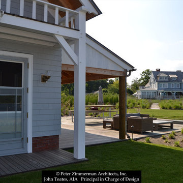 Ocean Front Boathouse and Pool Complex