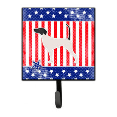 USA Patriotic English Pointer Leash/Key Holder BB3295SH4, Small, Multicolor