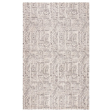 Safavieh Classic Vintage Area Rug, CLV900, Natural and Ivory, 6'x6'Round