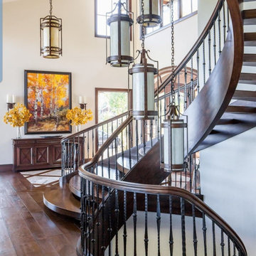 Circular Stair & Radius Beams