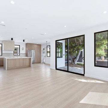 Custom Modern New Construction Home with Mid-Century Rooflines