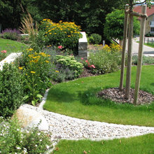 front yard hill