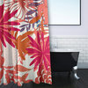 70"Wx73"L Jumble Floral Shower Curtain, Seed