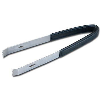 A1062 Classic Black Leather Ice Tongs