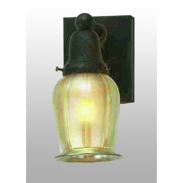 4W Revival Oyster Bay Favrile Wall Sconce