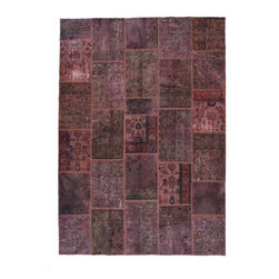 Over-dyed Anatolian Patchwork Rug - Rugs
