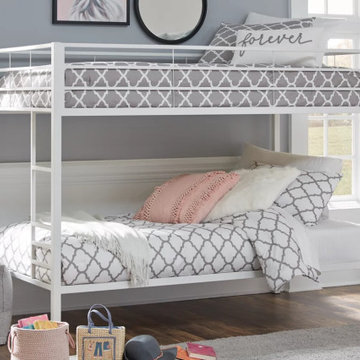 twin metal bunk bed