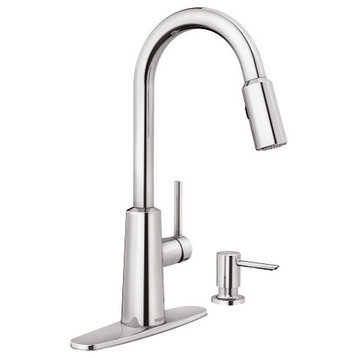 Nori Pullout Spray High-Arc Kitchen Faucet, Soap Dispenser/Reflex Technology