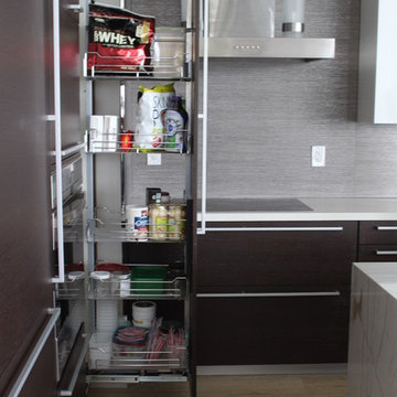 Contemporary Kitchen Update In An Espresso Stain