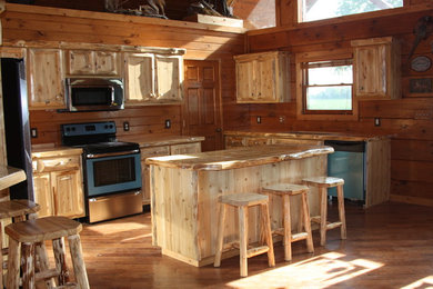 Rustic Cedar Kitchen
